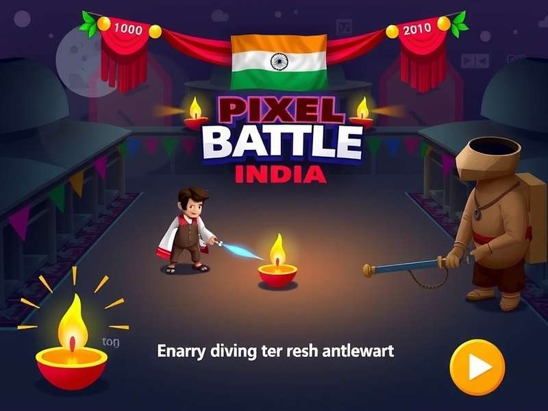 Pixel Battle India gameplay screenshot
